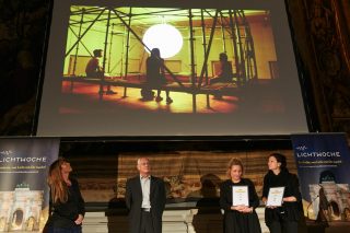 1. Preis beim Studentenwettbewerb: Lichtinstallation DAWN