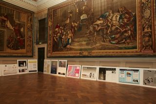 Die Posterausstellung aller Entwürfe des Ideenwettbewerbs